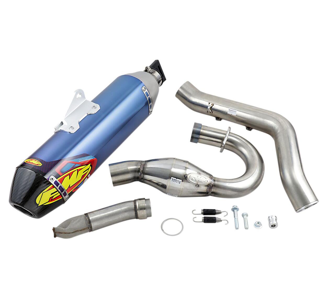 FMF Exhaust System Factory 4.1 Megabomb Carbon Blue For Yamaha YFZ 450 XSE Special Edition 2011